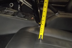 105 column tilted down wheel almost touches seat