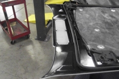 275 hood assembled with latches, grill, weather strip, and insulation