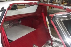 364 reat qarter trim and seatbelts installed