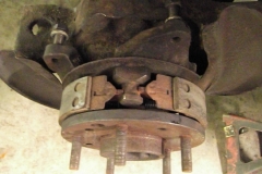 117 original parking brake rusted components