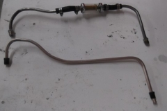 226 home made fuel line with fuel filter compared to new nickel copper line