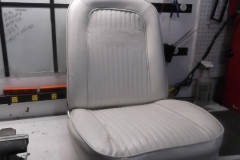 580 seat assembly before cleaning