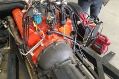100 engine with temporary running harness instaleld