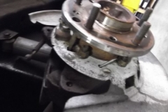 103 park brake hardware removed