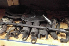 237 suspension parts ready to be restored