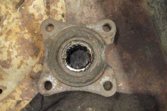 241 LEFT rear axle flange is broken will be replaced
