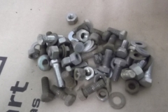 176 bolts sorted for plating