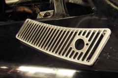 239 cowl grills bead blasted to bare metal