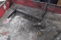 424 clutch cross shaft removed