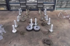 469 old body mount bolts compared to new