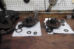 131 bearings and races removed