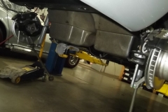 134 rear suspension removed