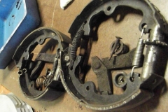 130 park brake hardware removed