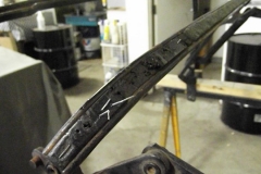 158 3rd bow tack strip is original will be replaced