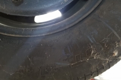 108 lf tire shows brake fluid leaks