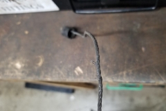 200 old park brake front cable is peeling and breaking right at the firewall pivot