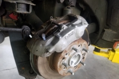 138 RR caliper leaking slightly rotor has been replaced
