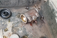 151 leaking wheel cylinder as removed