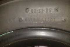 158 tire dates are not normal configuration