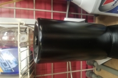 194 oil filter canister painted black