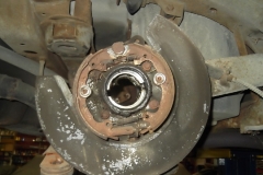 136 rh rusted and frozen park brake hardware