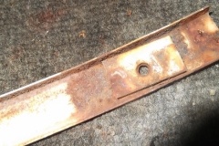 222 RH quarter trim panel is rusted