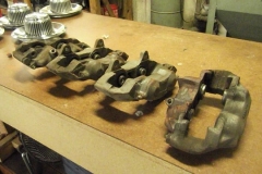 368 brake calipers removed - will be exchanged for upgraded units