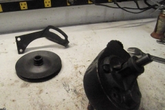 397 PS pump pulley removed