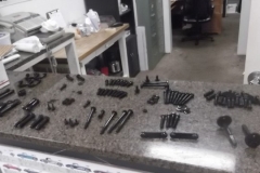 855 black oxide parts from chassis finished