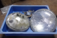 134 old headlight bulbs