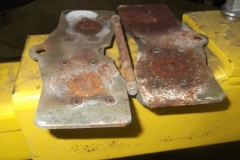 148 RR pads are wet and rusted