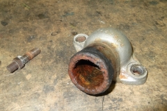 141 thermostat housing as removed