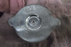 152 radiator cap has different AC font than normal