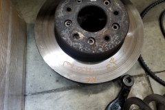 181 old front rotors were too thin