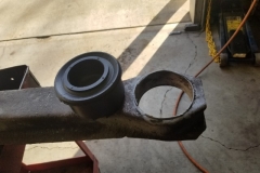 240 rear end support bushings pressed out