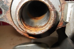 131 master cylinder bore is rusted