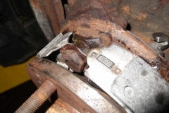 165 new parking brake shoes and ss hardware installed