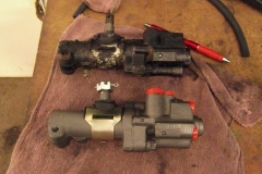 140 PS control valve vs valve removed