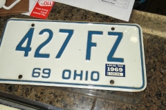 141 customer original license plate