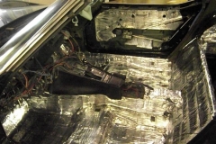 259 floor compartment covered in 2 layers of deadener