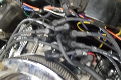 839 new plug wires routed atop valve covers