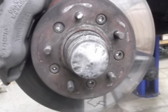 137 drilliing original rivets on front wheels