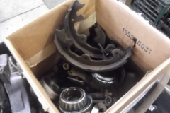 209 old parking brake hardware, bearings, u joints