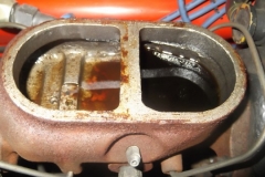 128 master cylinder is empty - will require full brake restoration