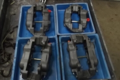 149 new calipers ready to be installed