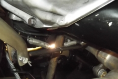 113 clutch push rod with correct springs installed