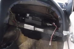 219 AC box installed in car