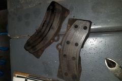 119 WET rear brake pads from leaks
