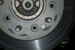 143 rear rotors not indexed correctly - adjuster holes blocked