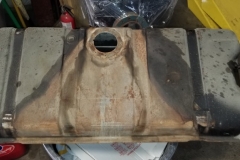 147 fuel tank removed